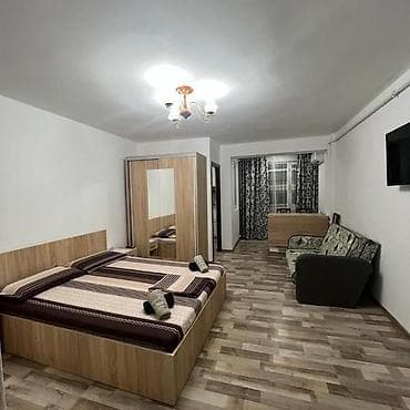 1 комната, Люкс, элитка, Дордой Моторс рынок, Душевая кабина, Постельное белье, Кондиционер
