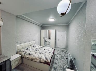 бишкек квартира сутки: 2 комнаты, Душевая кабина, Постельное белье, Кондиционер — 4