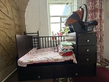 lego technic: Детская кровать трансформер, Б/у, Другой тип, цвет - Коричневый — 1