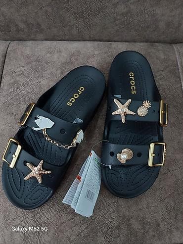 Босоножки, сандалии, шлепанцы: Босоножки, 40, Crocs, Новый, цвет - Черный, Самовывоз — 5