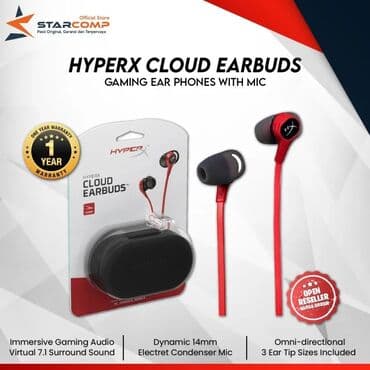 микрофон hyperx: HyperX Cloud Earbuds Игровая гарнитура Совместимость		 Nintendo — 2