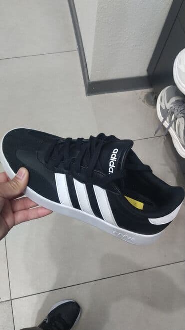 брендовые мужские спортивные костюмы из турции: 39- размер Кроссовки Adidas (модель в ретро-стиле) - Цвет: черный — 2