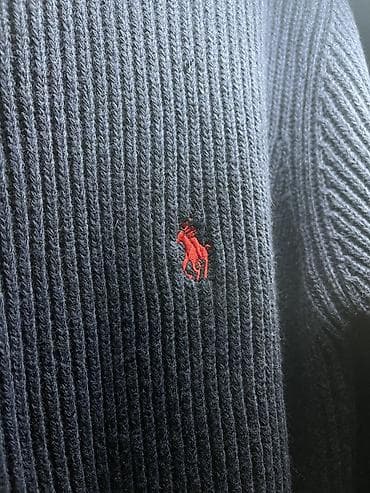 navy: Кардиган на молнии Polo Ralph Lauren, мужской. - Цвет: темно‑синий — 4