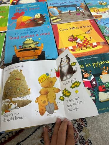 купить школьную доску для начальных классов: Книги серии Usborne Phonics Readers. Состояние новых. Забавные истории — 9