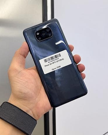 поко расрочка: Poco X3 NFC, Б/у, 128 ГБ, цвет - Черный, 2 SIM — 2