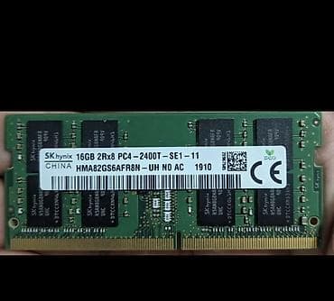 pc4: Оперативная память (RAM) для ПК, Б/у, Hynix, 16 ГБ, DDR4, 2400 МГц — 1