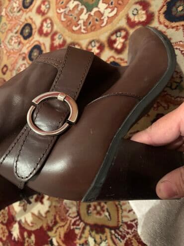 Скупка золота и ювелирных изделий: Оригинал GEOX Respire кожаные сапоги из Европы — 8