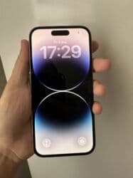 телефон каракол айфон: IPhone 14 Pro, Колдонулган, 128 ГБ, Matte Gold, 86 % — 1