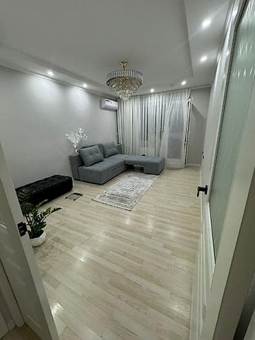улан мкр: 2 комнаты, 67 м², 106 серия, 6 этаж, Евроремонт — 6