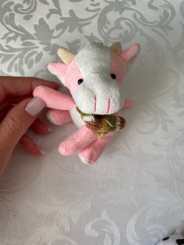 чебурашка из плюшевой пряжи: Игрушки-брелоки. Мягкие игрушки небольшого размера. В хорошем — 3