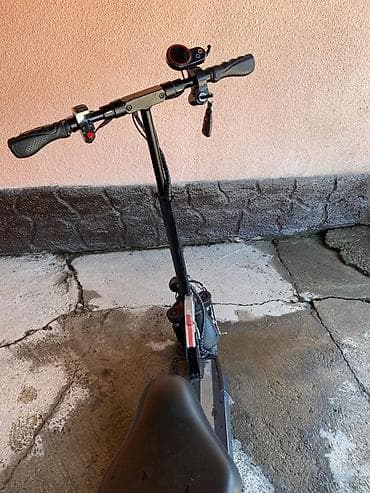 детский трёхколёсный самокат: Электросамокат, Без рассрочки, Б/у, Самовывоз — 4