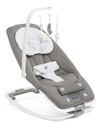 кресло кочалка: Детский шезлонг, Качалка, Пластик, цвет - Серый — 1