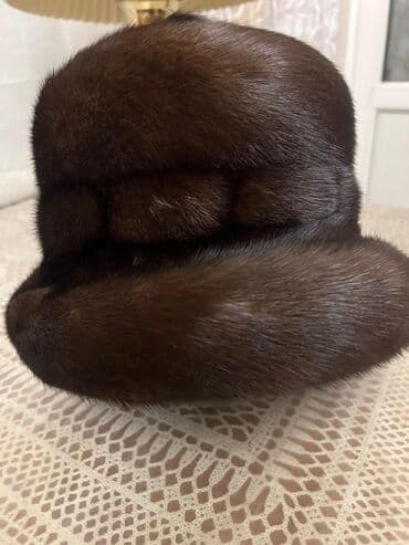 Киреге берилүүчү кийимдер: Шляпа женская-Норковая.размер 57 .новая — 2