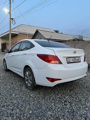 r17 215 55: Hyundai Accent: 2016 г., 1.6 л, Автомат, Бензин, Седан — 4
