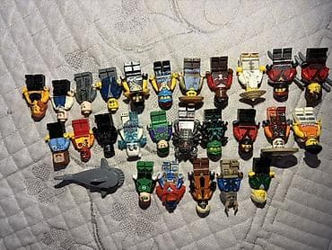 клинки: Набор ОРИГИНАЛЬНЫХ LEGO: большая коллекция минифигурок и аксессуаров — 6
