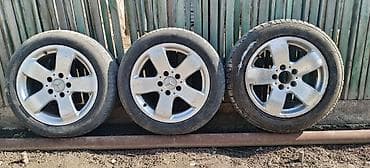 жак бу: Дөңгөлөктөр монтажда 225 / 50 / R 17, Жай, Колдонулган, Комплект, Жеңил унаалар, Куйма, тешиктери - 5 — 2
