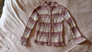 кофта женские: Рубашка, цвет - Серый, Б/у — 4