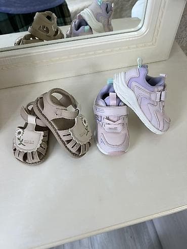 gravity falls: Набор детской обуви для девочки: 1) Босоножки бежевые - Открытый мыс — 1