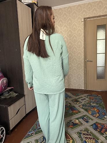 Личные вещи: Брючный костюм, Прямые, Рубашка, Made in KG, Лето — 9
