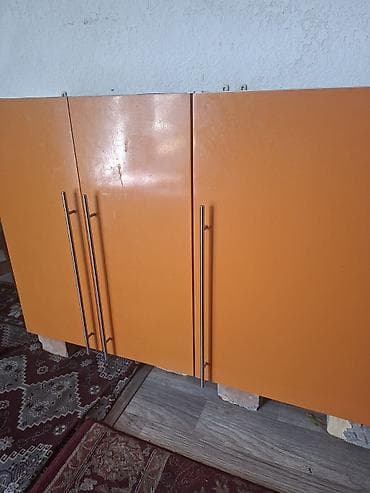 Эмерек гарнитурлары: Ашкана гарнитуру, Колдонулган, түсү - Ток сары, МДФ — 3