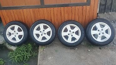 Колеса в сборе 185 / 65 / R 15, Лето, Б/у, Комплект, Легковые, Литые, отверстий - 4 at lalafo.kg Колеса в сборе 185 / 65 / R 15, Лето, Б/у, Комплект, Легковые, Литые, отверстий - 4