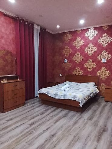 квартиры посуточно 5 мкр бишкек: 1 комната, Душевая кабина, Постельное белье, Кондиционер — 2