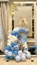 кыз узату пригласительные электронные: Оформления для торжеств «под ключ» - Фотозона/сцена: фон из белых — 3