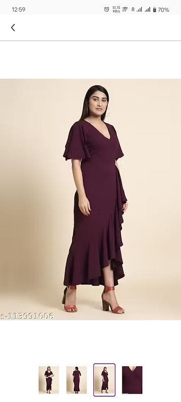 armani code: Вечернее платье, Коктейльное, Трикотаж, С рукавами, XL — 3
