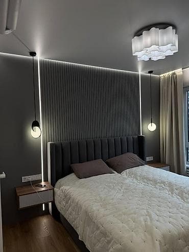 Город Ош Современная 1-комнатная квартира с отдельной спальней и