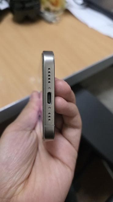 iphone cs max: IPhone 15 Pro, Б/у, 128 ГБ, Natural Titanium, Защитное стекло, Чехол, Кабель, 87 % — 4
