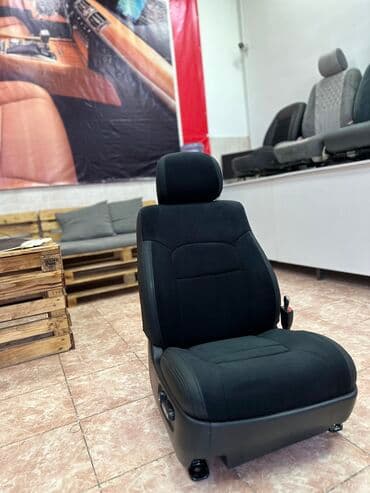 чехол кресло: Чехлы Экокожа, С подушкой, цвет - Черный, Toyota, Новый, Самовывоз — 6