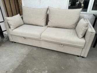 лежак для бассейна: Прямой диван, Новый, Трехместный — 7