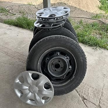 бир: Дөңгөлөктөр монтажда 185 / 70 / R 14, Кыш, Комплект, Жеңил унаалар, Темир, тешиктери - 5 — 1