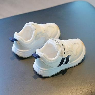 Джинсы и брюки: Детские кроссовки с комбинированной застёжкой - Модели: однотонные — 5