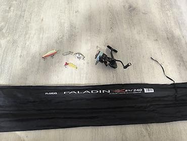 чехлы на ключ: Спиннинговый набор для рыбалки Состав: - Спиннинговое удилище KAIDA — 4