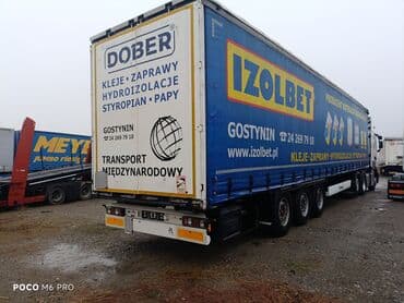 купить фуру с прицепом бу: Тягач, Krone, 2016 г., Тентованный — 1