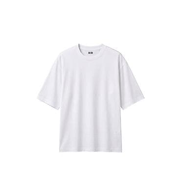 рейлы для одежды: Мужская футболка, L, XL, Uniqlo, Новый, цвет - Серый, Самовывоз, Бесплатная доставка, Платная доставка — 3