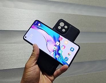 Xiaomi, Mi 11 Lite, Б/у, 128 ГБ, цвет - Голубой, 1 SIM, 2 SIM
