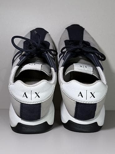 кроссовки rax: Мужские кроссовки, 43, 44, Armani Exchange, Б/у, цвет - Серый, Самовывоз, Платная доставка — 4