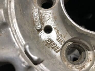 железные диски р13: Колеса в сборе 165 / 65 / R 14, Всесезонная, Б/у, Комплект, отверстий - 4 — 1