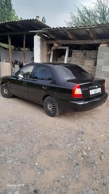 Унаа: Hyundai Accent: 2008 г., 1.5 л, Кол менен иштөөчү, Бензин, Седан — 5