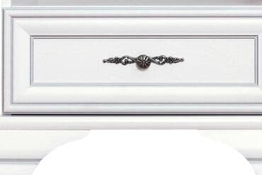 офисные мебели: Тумба для обуви 1Д, коллекции Кентаки, Белый Белый, БРВ Брест — 3