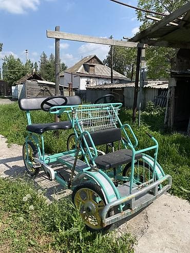 мотоцикл эндуро детский: Четырёхместный веломобиль (педальный карт) с рулём у обоих передних — 4