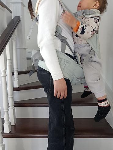 Балдар дүйнөсү: Эргономичный переноска-хипсит для малышей - Модель: Stardust Baby — 3