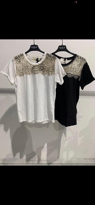 tech flecee nike: Футболка, Классическая модель, Италия, Хлопок, Б/у, M, L — 1