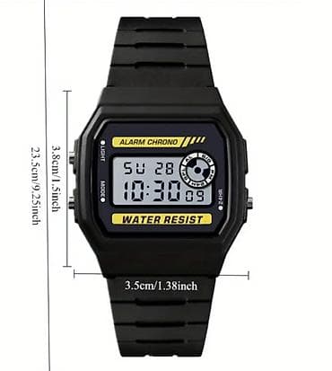 Кошельки: Электронные часы с будильн, таймером, подсветкой. - Тип: электронные — 3