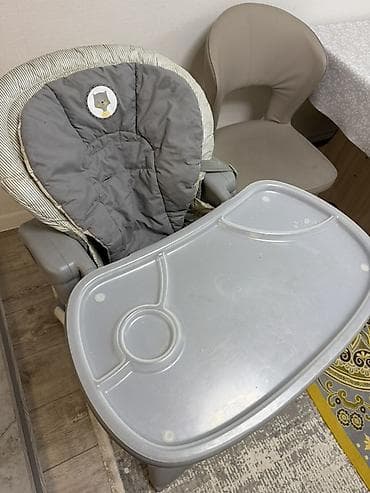 Детский транспорт: Детский стульчик для кормления - Универсальная модель с высокой — 2