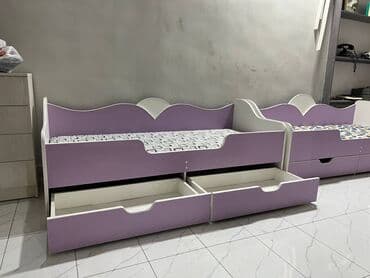 двухъярусные кровати для взрослых в бишкеке: Кровать детская -Поролоновый матрас в подарок -Российский ЛДСП — 2