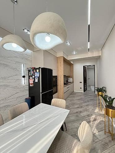 pro group: 3 комнаты, 103 м², Асанбай мкр Элитка, 5 этаж, Дизайнерский ремонт — 3