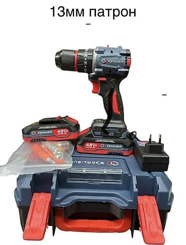 Дрелдер: Аккумуляторная бесщеточная дрель‑шуруповерт Excalibur EX06013M в кейсе — 1